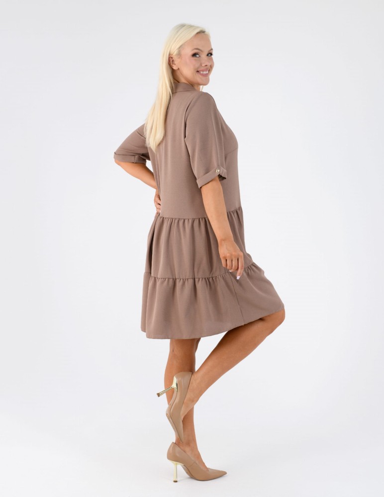 Modna sukienka szmizjerka LEMA Weronika rozm. M-3XL