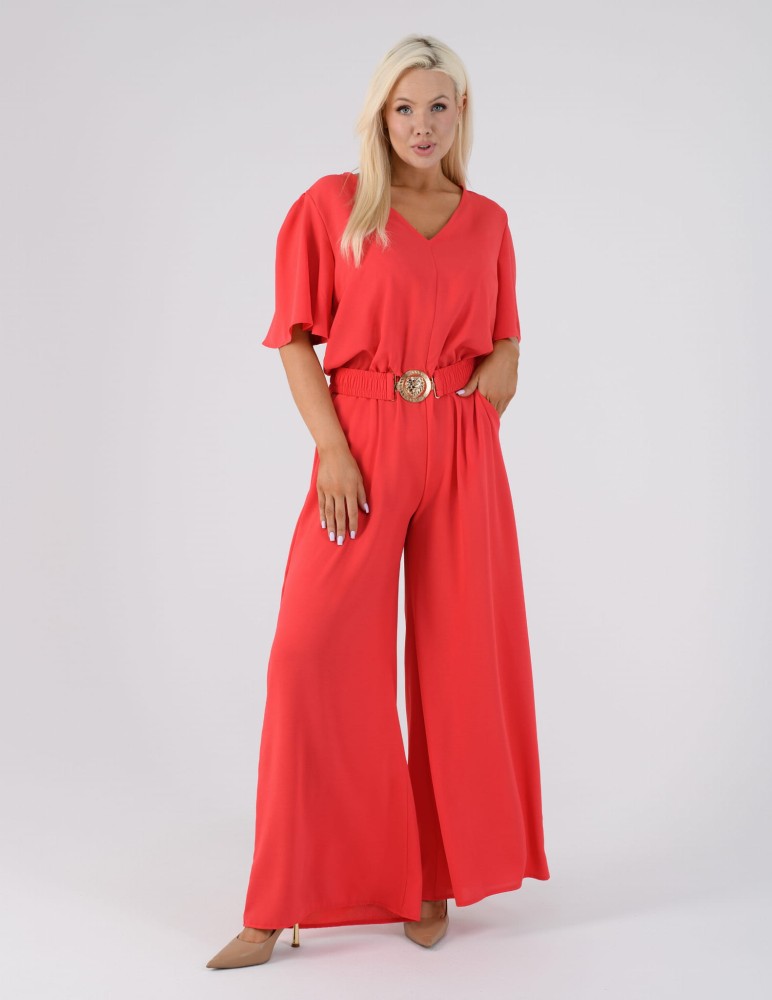 Modny kombinezon damski LEMA Lisa - elegancki kombinezon wizytowy M-2XL