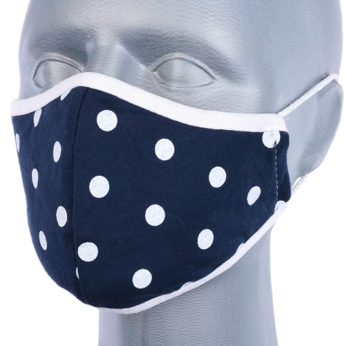 WHOLESALE: Reusable cotton mask BELL for children with OEKO Tex silver ion HEARTS of roses