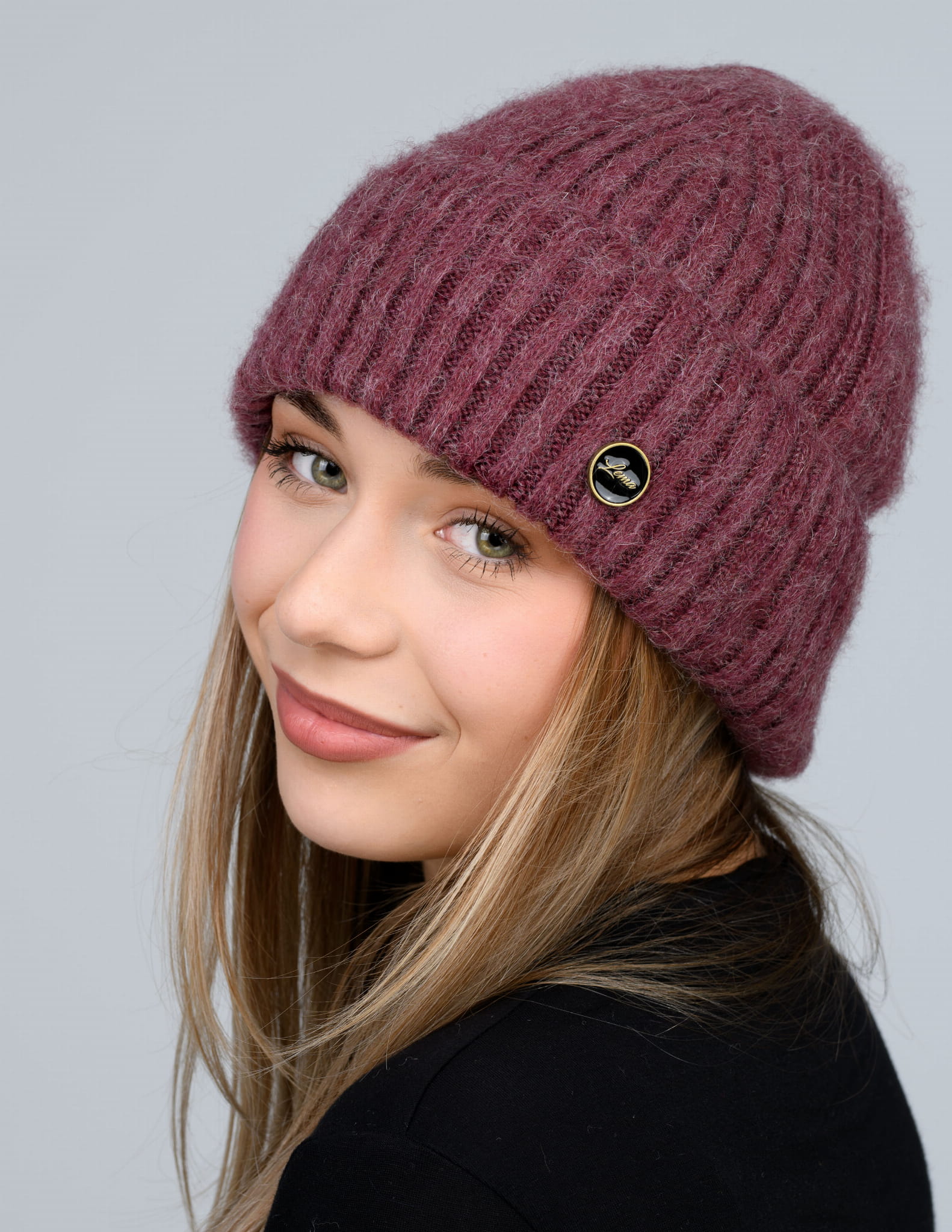 Czapka damska LEMA Sheila-bordo-7.jpg